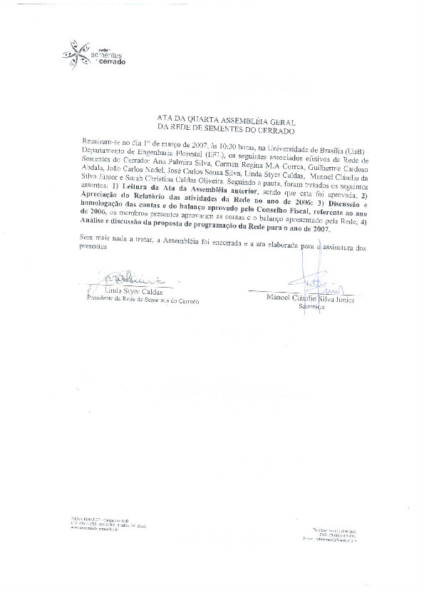 Assembleia Geral Ordinária – Ata 04