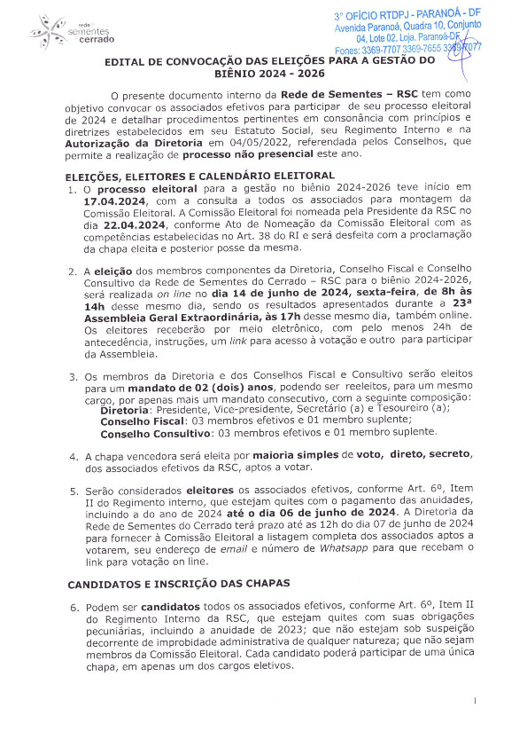 Assembleia Geral Extraordinária – Ata 23