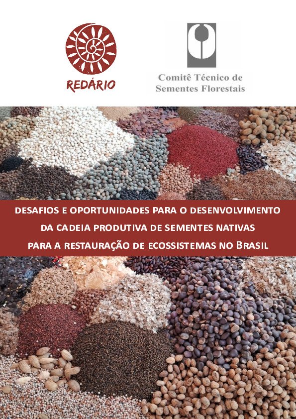 Desafios e Oportunidades para o Desenvolvimento da Cadeia Produtiva de Sementes Nativas para a Restauração de Ecossistemas no Brasil